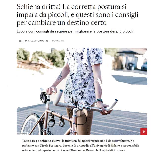 articolo portinaro consigli scoliosi elle