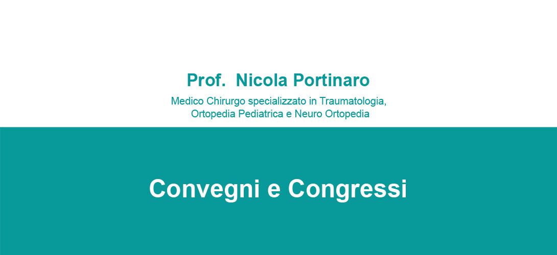 Convegni e Congressi Prof Nicola Portinaro