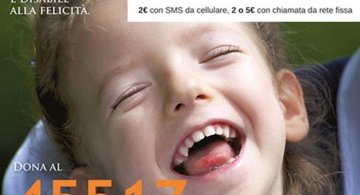 SMS Solidale Fondazione Ariel Paralisi cerebrale