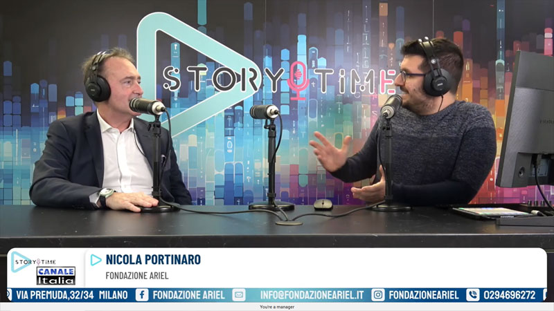nicola portinaro fondazione ariel intervista storytime